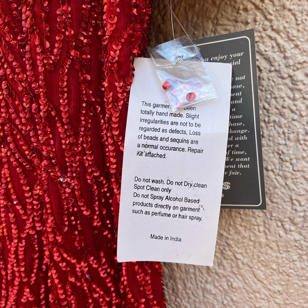 Vintage 80’s/90’s red sequin dress - Picture 7 of 12